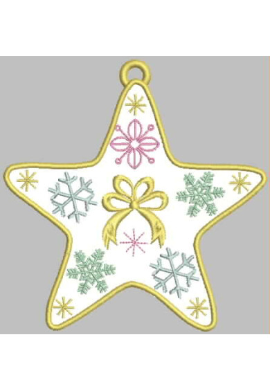 Hop106 - Pastel Christmas star